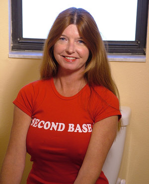 18 year old cutie Jessica Doltin strips naked atop a four wheeler on the patio